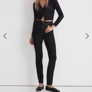 Brand New Madewell Jeans Size 30 Women’s Black Stovepipe Jeans
